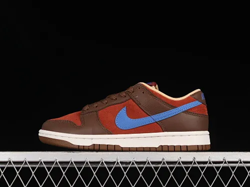 All categories Nk SB Dunk Series Nk SB Dunk Low low-top sneakers Nk SB Dunk Low "Mars Stone" coffee brown blue SB smashed backboard fashion casual sneakers DR9704-200